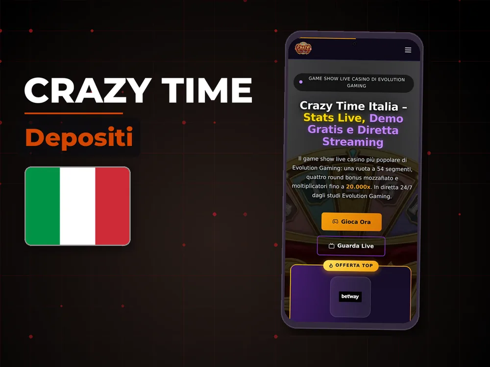 Crazy Time - Depositi