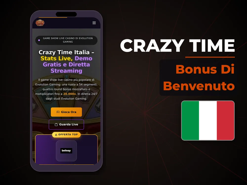 Crazy Time - Bonus Di Benvenuto