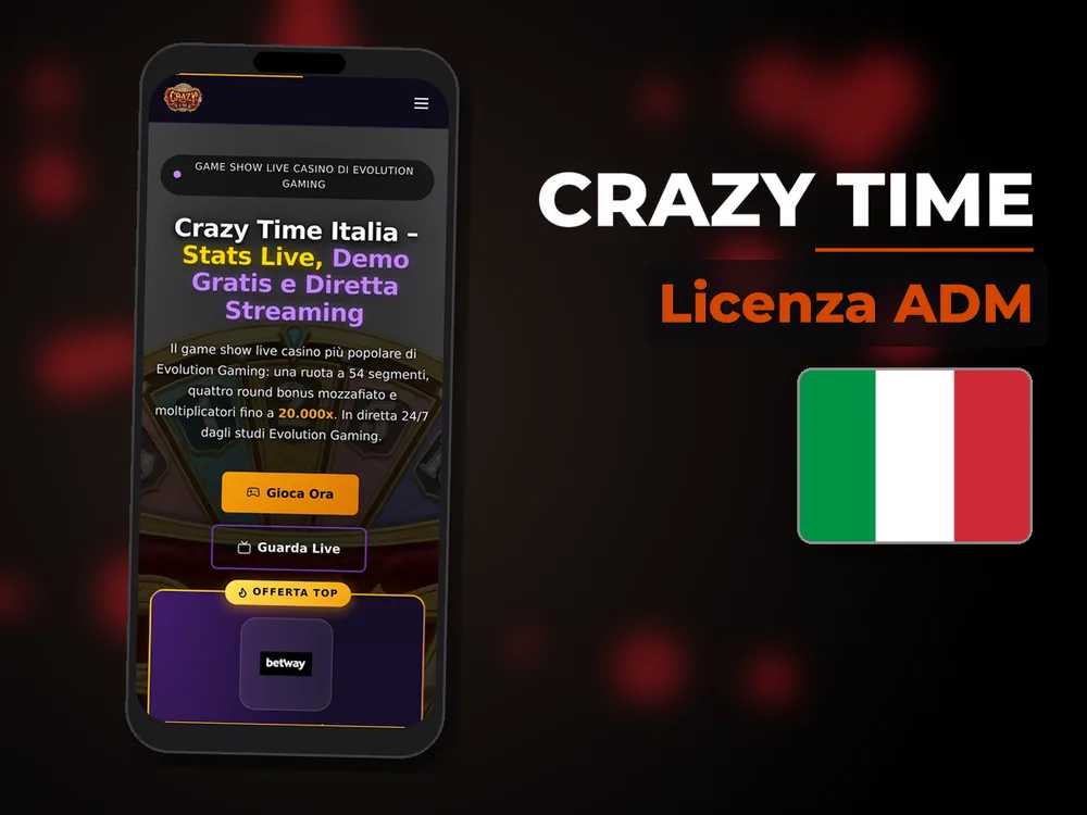 Crazy Time - Licenza ADM