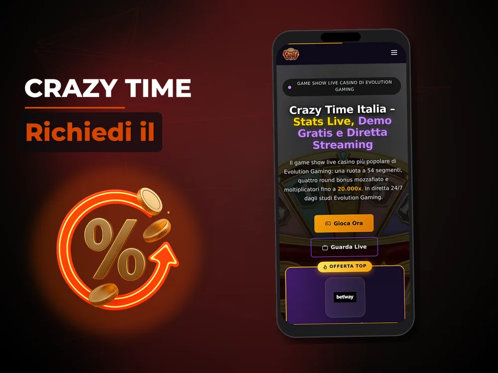 Crazy Time - Richiedi il