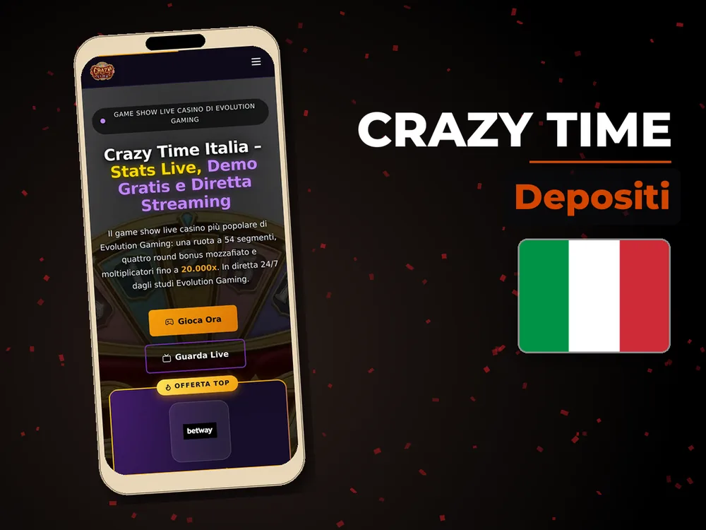 Crazy Time - Depositi