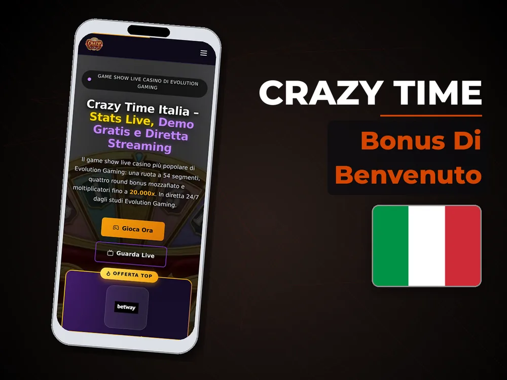 Crazy Time - Bonus Di Benvenuto