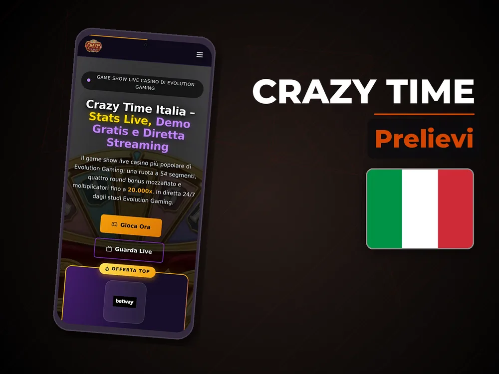 Crazy Time - Prelievi