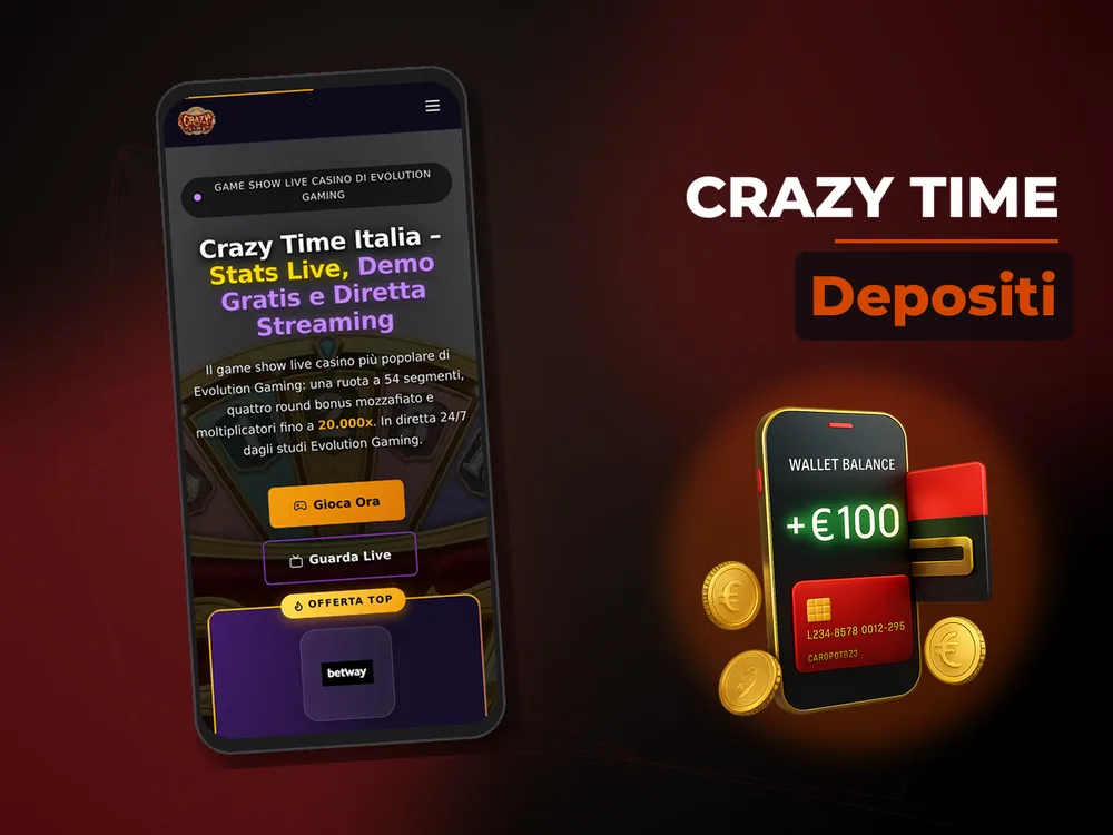 Crazy Time - Depositi