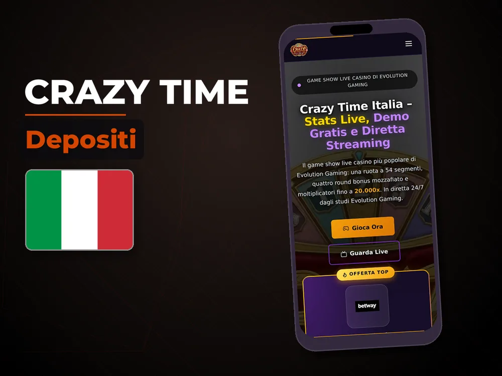 Crazy Time - Depositi