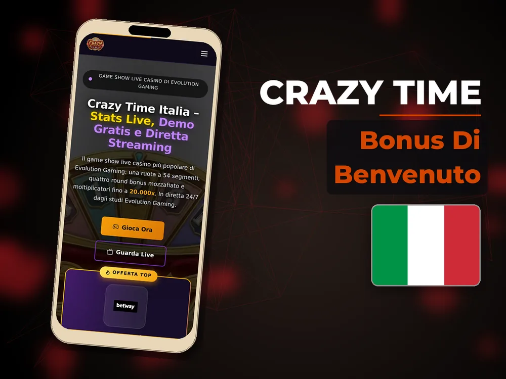 Crazy Time - Bonus Di Benvenuto