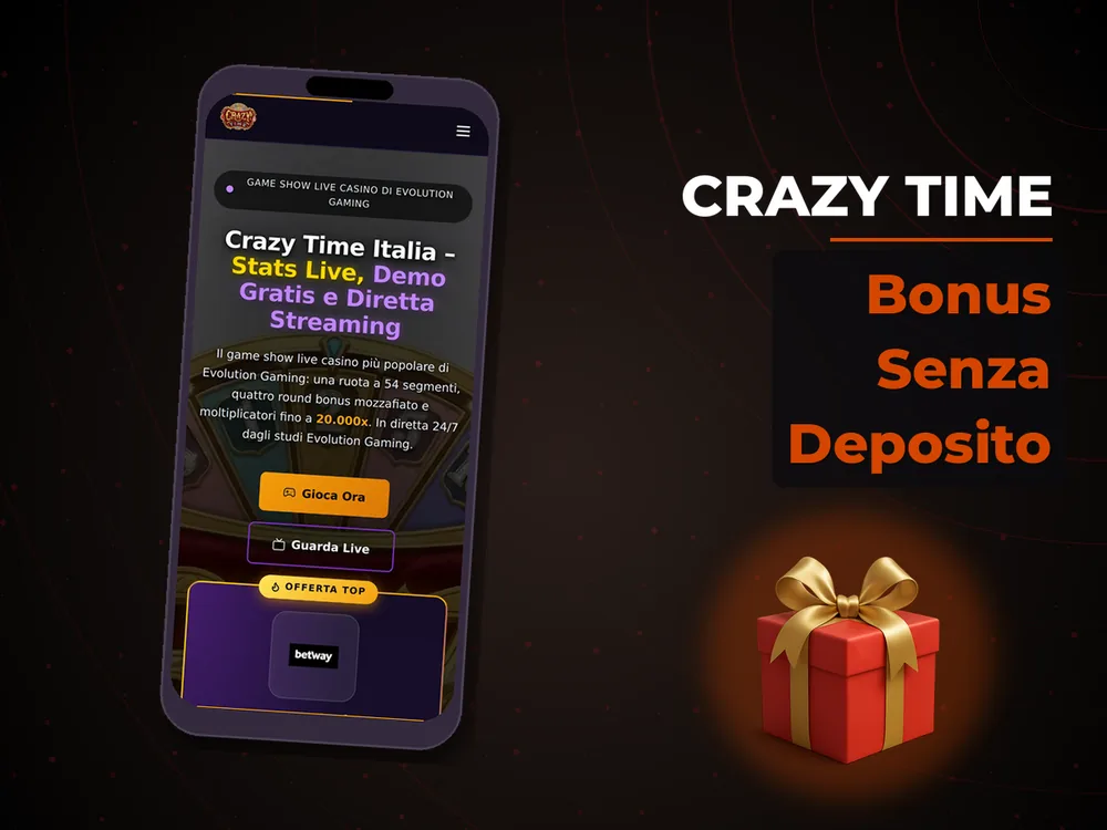 Crazy Time - Bonus Senza Deposito