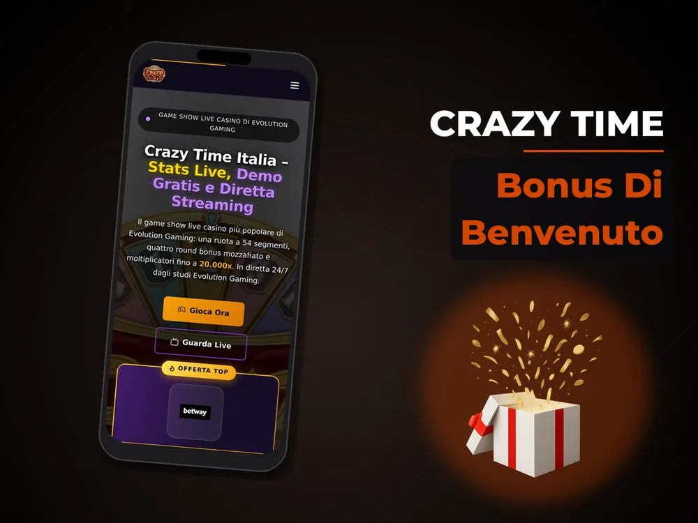 Crazy Time - Bonus Di Benvenuto