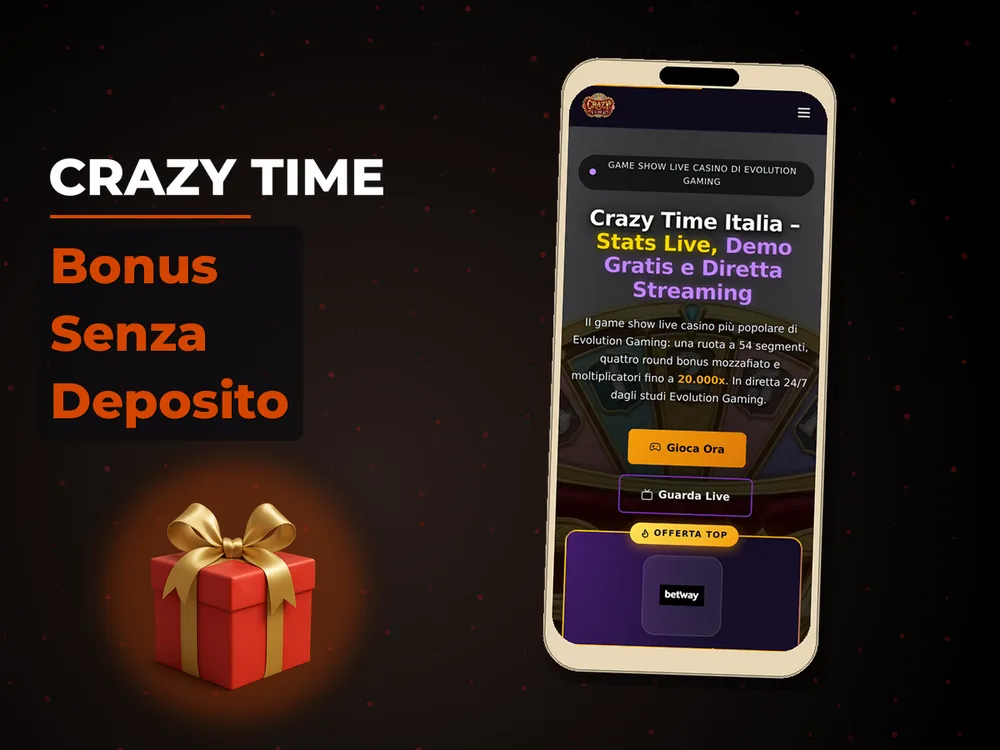 Crazy Time - Bonus Senza Deposito