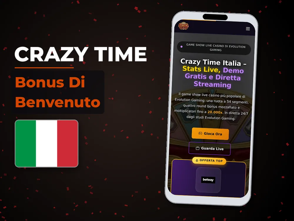 Crazy Time - Bonus Di Benvenuto